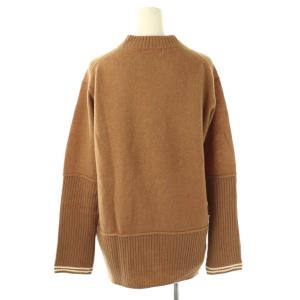 zucca ウール ニット セーター 長袖 M キャメル /HK OS