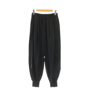 25SS CURVE-HEM JOGGER PANTS パンツ ジョガー イージー 36 ブラック /HK