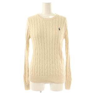 ケーブルニット セーター XS TP アイボリー /ES OS