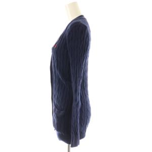 POLO RALPH LAUREN ケーブルカーディガン ニット XS ネイビー /ES OS