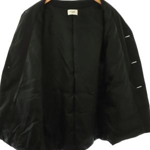 ノーカラーダウンコート アウター 36 黒 ブラック /CX OS SH（2025/12