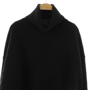 JOURNAL STANDARD 23AW MUSICハイネックプルオーバーニット セーター オーバーサイズ ブラック /CX OS