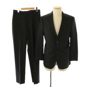 セットアップ ウールスーツ ジャケット パンツ 36R ブラック /DO OS SH