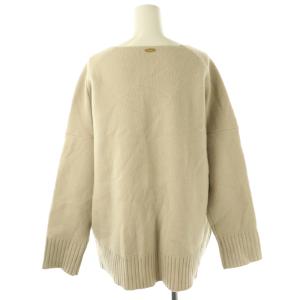 MUSE de Deuxieme Classe ウールカシミヤ混 Smooth Vネックニット セーター ベージュ /ES OS SH
