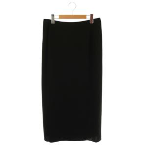 24SS Slit Long Skirt ロングスカート ラップスカート タイト 38 ブラック /CX