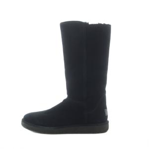 ABREE II アブリー ムートンブーツ ショート スエード 撥水 24cm 黒 ブラック 1016590