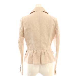 BURBERRY BLACK LABEL スカートスーツ セットアップ テーラード タイト リネン混 38 ピンク /CX OS