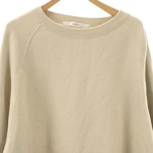 Framework 23AW ラグランポンチョスエット 裏起毛 ライトベージュ /DO OS