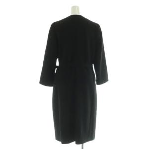 Theory LIVEWITH LS ADMIRAL CREPE BOND ラップコート ワンピース カシュクール ロング