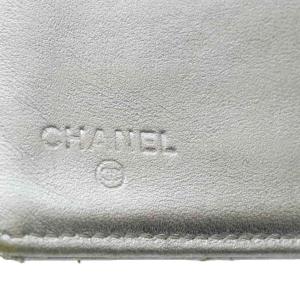 CHANEL ヴィンテージ マトラッセ 長財布 ココマーク シルバーカラー 13番台