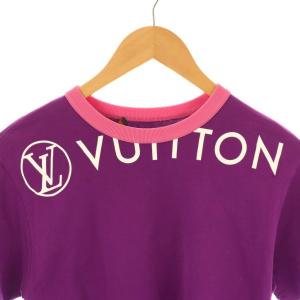 LOUIS VUITTON LVサークル ロゴ Tシャツ XS パープル RW212W UOL FLTS12