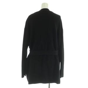 Diagram GRACE CONTINENTAL 23AW メリノウールニットカーディガン ベルト付 36 ブラック /MY OS