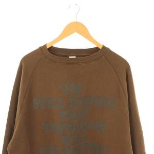 Framework MEAN MACHINE AGE 別注PEANUTS VTG CREW スウェット CHARLIE2 F