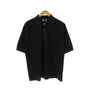 Pima Cotton Heavy Pique POLOポロシャツ カットソー 4 ブラック A25SP01SK