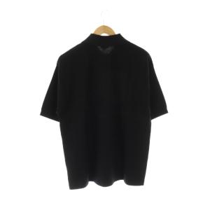 AURALEE Pima Cotton Heavy Pique POLOポロシャツ カットソー 4 ブラック A25SP01SK