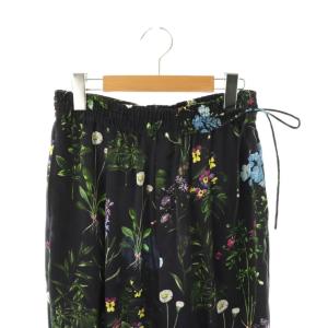 TICCA 25SS フラワープリントパンツ イージー F ネイビー 紺 マルチカラー /CX OS