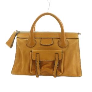 エディス ハンドバッグ レザー ベージュ 02-06-53 /MI OS OH