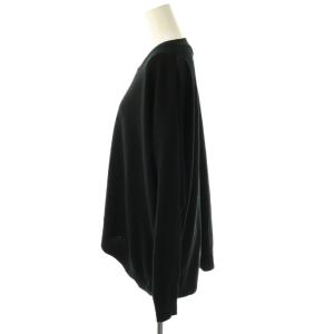 ENFOLD V-NECK PULLOVER ニット セーター 長袖 Vネック ウール 38 黒 /NR OS