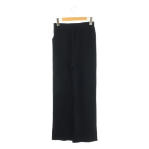 L'Appartement 24AW Rib Knit Pants ニットパンツ イージーパンツ 34 ネイビー /DF OS
