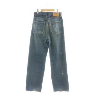 HYSTERIC GLAMOUR 25SS WAP加工 バギーストレートデニムパンツ ジーンズ ペイント加工 28 インディゴ /CX OS