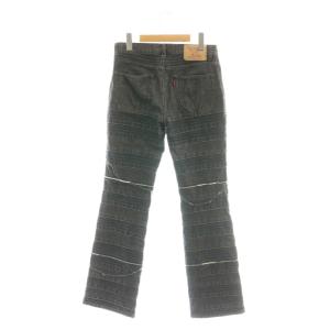 HYSTERIC GLAMOUR スクラッチフレアデニムパンツ ジーンズ 26 チャコール グレー /CX OS
