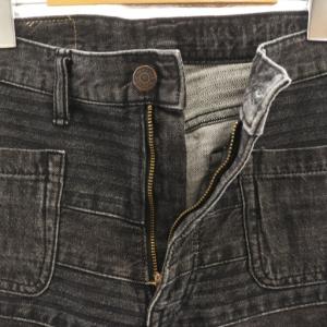 HYSTERIC GLAMOUR スクラッチフレアデニムパンツ ジーンズ 26 チャコール グレー /CX OS