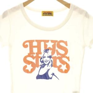 HYSTERIC GLAMOUR 25AW HYS STARS チビTシャツ カットソー F ホワイト 白 オレンジ ネイビー /CX OS