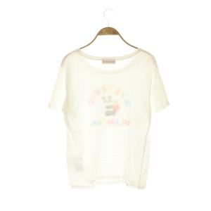 HYSTERIC GLAMOUR 25SS PANDA HOUSE Tシャツ カットソー ホワイト 白 マルチカラー 01251CT15