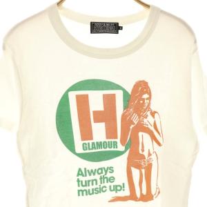 HYSTERIC GLAMOUR 25SS H HOURS Tシャツ カットソー S ホワイト 白 オレンジ グリーン 緑 プリント /CX