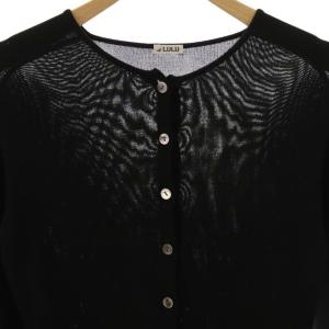 EDIT. FOR LULU 24SS abc ロングカーディガン 黒 ブラック /CX OS