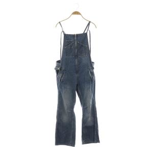 デニムサロペット オーバーオール L ブルー /DF OS SH
