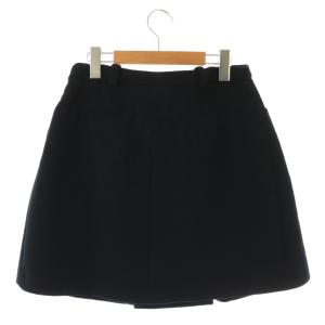 BALENCIAGA ×10 corso como COMMEdesGARCONS ウールスカート 36 ネイビー