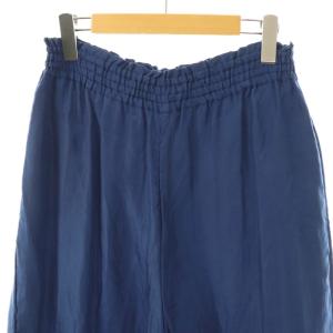 NE QUITTEZ PAS! BLACK Silk Wide Pants パンツ ワイド ブルー /HK OS SH