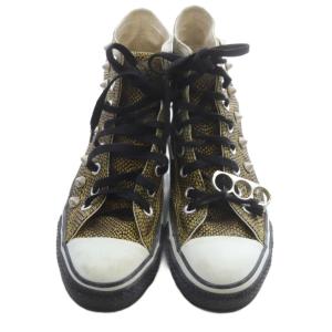 CONVERSE オールスター 100 スネーク ALLSTAR G SNAKE HI スニーカー 27cm ゴールド色