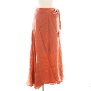 ラップスカート サテン インナー付き F ピンク /CX OS SH