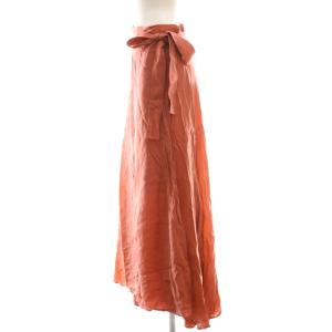 CHAOS ラップスカート サテン インナー付き F ピンク /CX OS SH