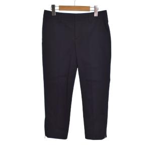 裾ジップ パンツ 黒 36 FY