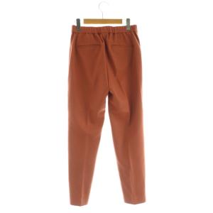 theory luxe STAGE TINKA2 ウール起毛スラックスパンツ テーパード ウール 40 オレンジピンク /NR