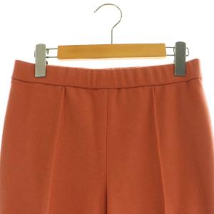 theory luxe STAGE TINKA2 ウール起毛スラックスパンツ テーパード ウール 40 オレンジピンク /NR