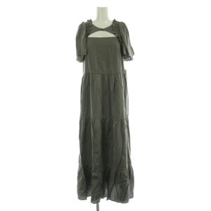 23SS マルチウェイレイヤードワンピース ロング サテン ボレロ キャミワンピ F グレー /MY OS