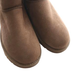 UGG australia クラシック ミニ CLASSIC MINI II ムートンブーツ ショート US8 25cm 茶 ブラウン
