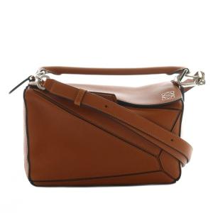 Puzzle Bag Small ハンド ショルダー 2WAY ブラウン A510P60X41