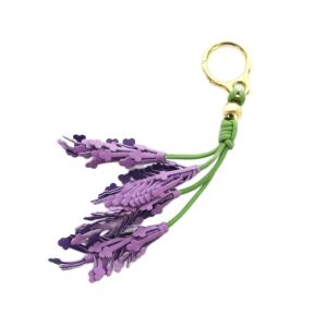 パウライビザ ラベンダーリーフチャーム バッグチャーム