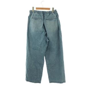 かぐれ フェードデニムイージーパンツ ワイド F ライトブルー /HK OS