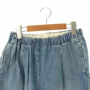 かぐれ フェードデニムイージーパンツ ワイド F ライトブルー /HK OS