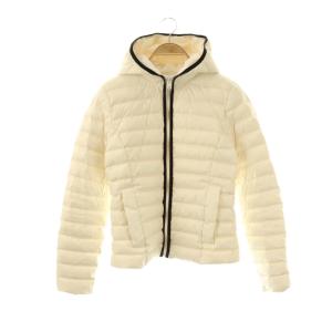 ダウンジャケット アウター ジップアップ XS アイボリー 白 /CX OS