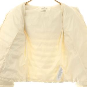 COACH ダウンジャケット アウター ジップアップ XS アイボリー 白 /CX OS