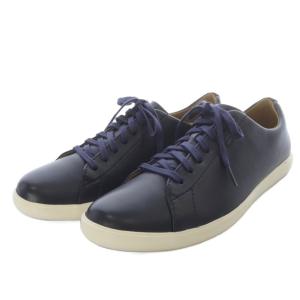 COLE HAAN スニーカー ローカット レザー 8.5M ネイビー /YO32