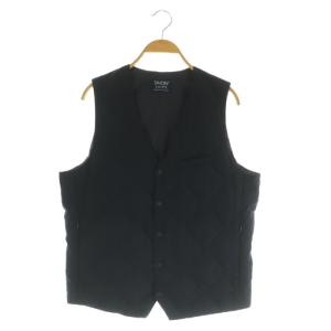 シップス別注 キルティングダウンジレ ベスト M ネイビー /MY OS