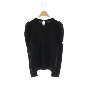 ROPE 23AW 神崎恵さんコラボ 4WAYハイゲージニット セーター プルオーバー レース 38 ブラック ホワイト